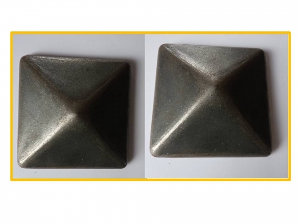 Daszek daszki na słupek 50x50 grubość blachy 2mm