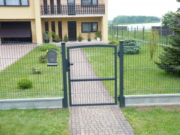 ogrodzenie panelowe łuk