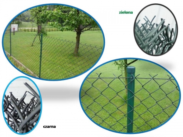 Siatka ogrodzeniowa powlekana h-150, fi 3,6