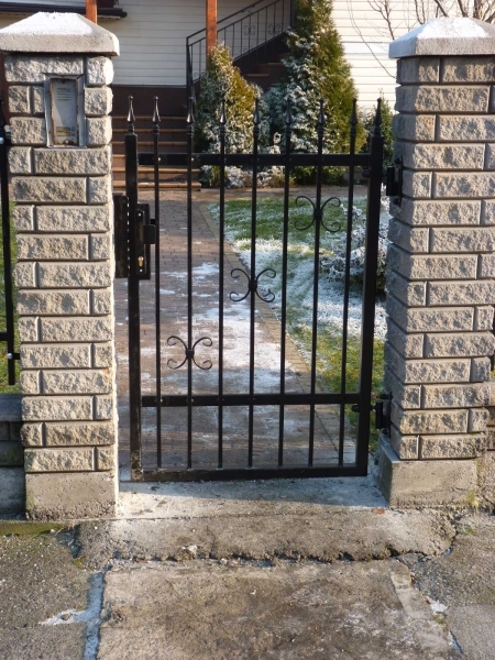 ogrodzenie a la kute proste podwójne C