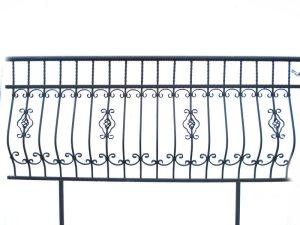 Stalowa balustrada z podświetleniem LED w poręczy